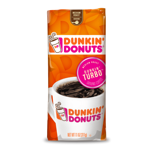 Dunkin Donuts Coffee, Ground, Medium Roast, Dunkin' Turbo