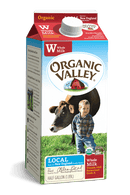 Organic Valley Milk, Organic, Whole - 0.5 Gallons