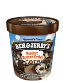 Ben & Jerrys Core Ice Cream, Peanut Butter Fudge