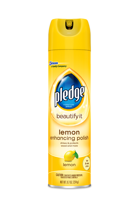 Pledge Beautify It Furniture Spray, Enhancing Polish, Lemon