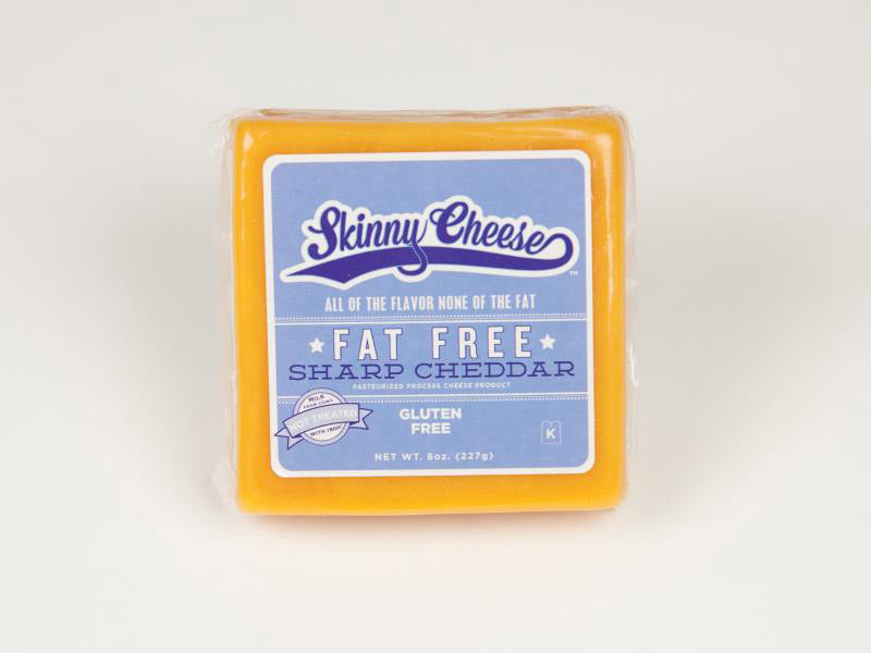 Skinny Cheese Cheese, Fat Free, Sharp Cheddar - 8 Ounces